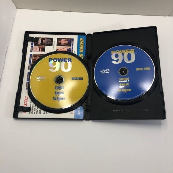 beachbody Power 90 2 disk set Vintage - Picture 3 of 3